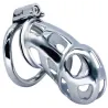 FUKR Cage de chasteté en métal Cobra Steel 10 x 3.7cm